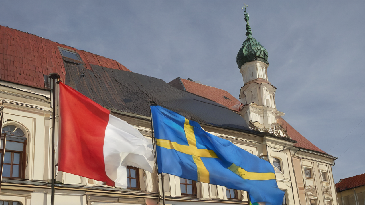 Awatar użytkownika forum z ikoną przedstawiającą czołg na tle flagi