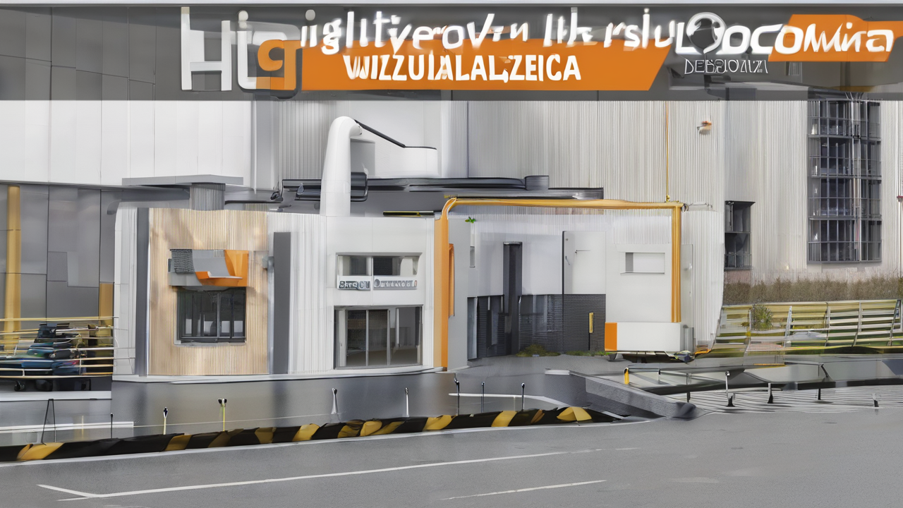 Wizualizacja nowego systemu pogodowego z czołgiem podczas burzy i efektami deszczu na pancerzu
